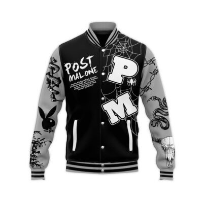 Post Malone Baseball Jacket For Fan CFB1660 2 Post Malone Baseball Jacket For Fan CFB1660 2