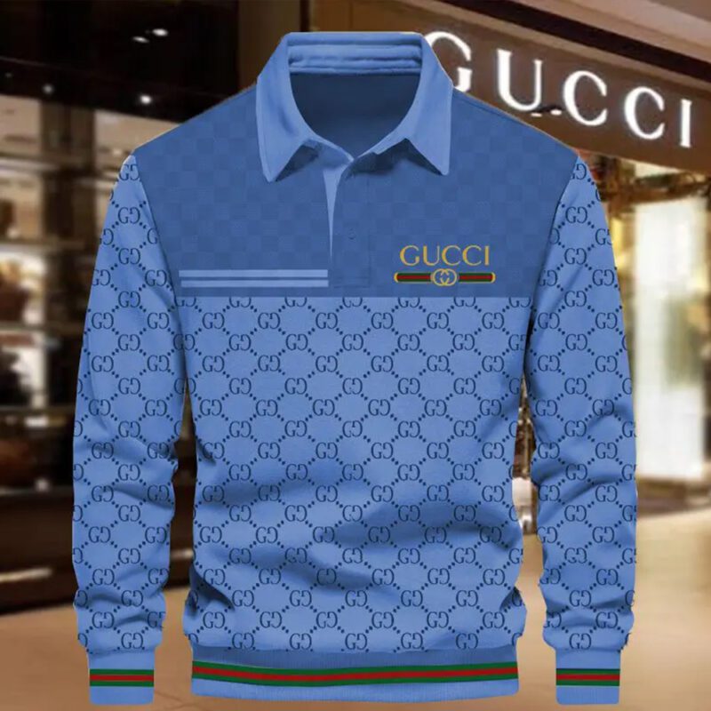 Premium 2024 Luxury Gucci Polo Sweatshirt Collar Sweatshirt CPLS1108