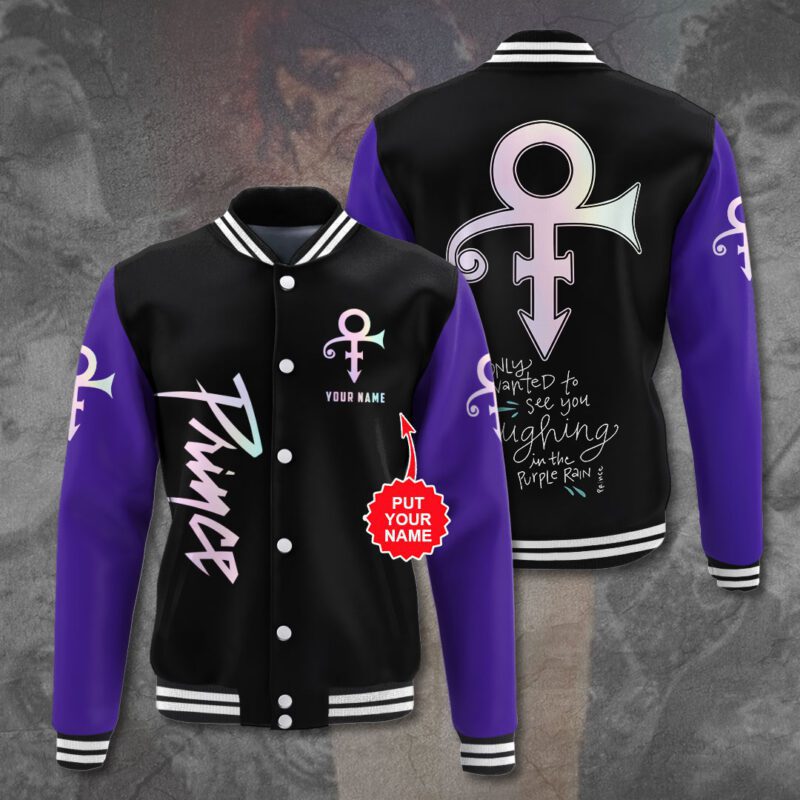 Prince Music Baseball Jacket For Fan CFB1185