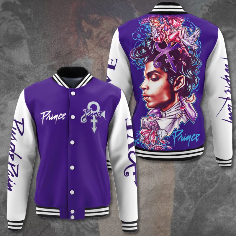 Prince Music Baseball Jacket For Fan CFB1186