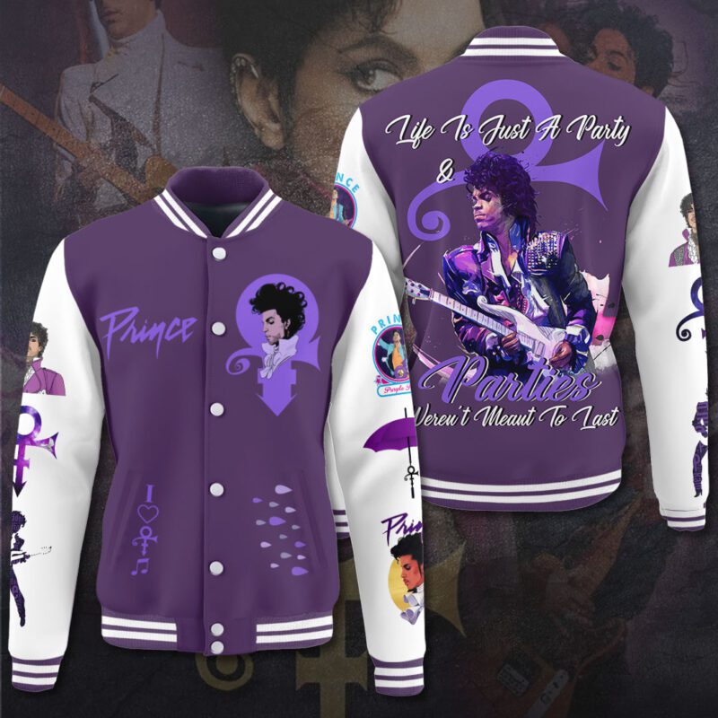 Prince Music Baseball Jacket For Fan CFB1235