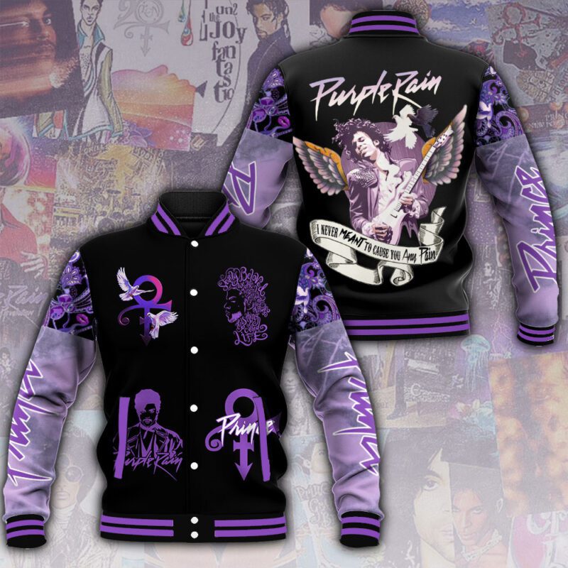 Prince Music Baseball Jacket For Fan CFB1242