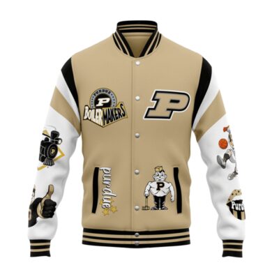 Purdue Boilermakers NCAA Baseball Jacket For Fan CFB1651 1