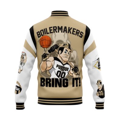 Purdue Boilermakers NCAA Baseball Jacket For Fan CFB1651 2