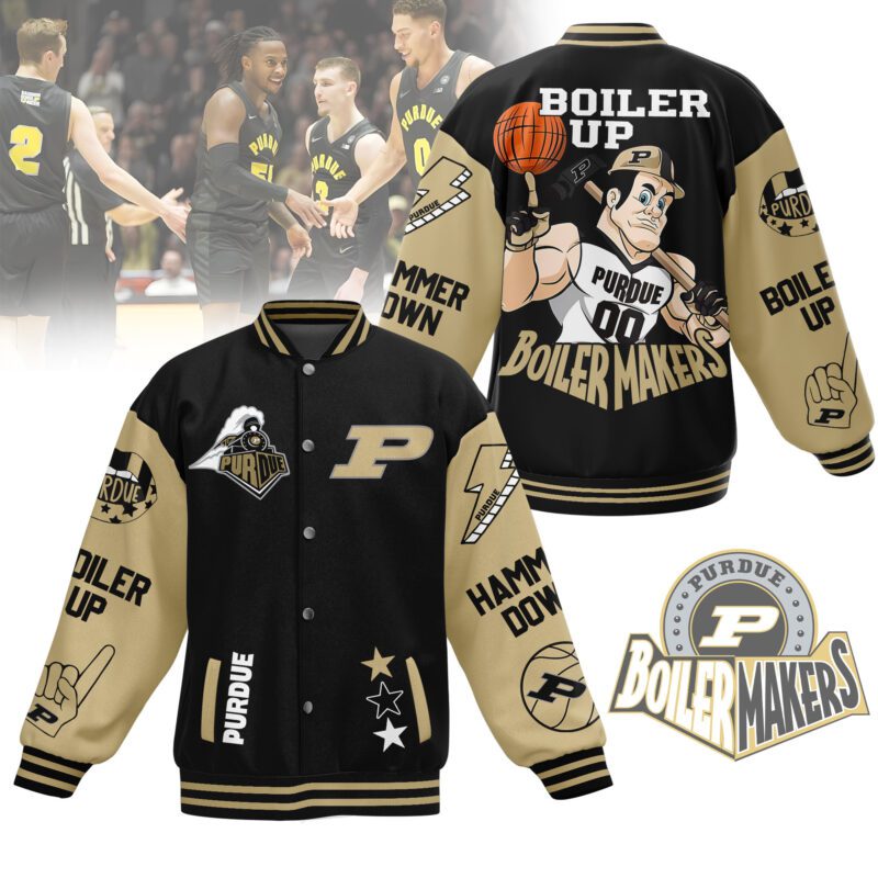 Purdue Boilermakers NCAA Baseball Jacket For Fan CFB1652