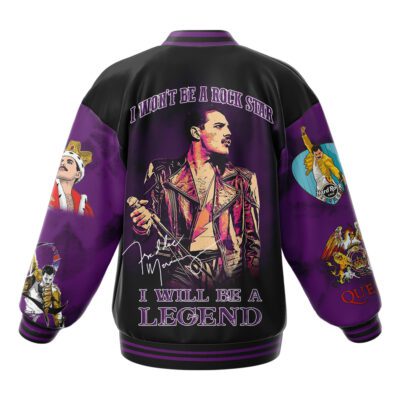 Queen Freddie Mercury Baseball Jacket For Fan CFB1059 1 Queen Freddie Mercury Baseball Jacket For Fan CFB1059 1