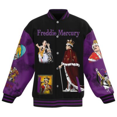 Queen Freddie Mercury Baseball Jacket For Fan CFB1059 2 Queen Freddie Mercury Baseball Jacket For Fan CFB1059 2