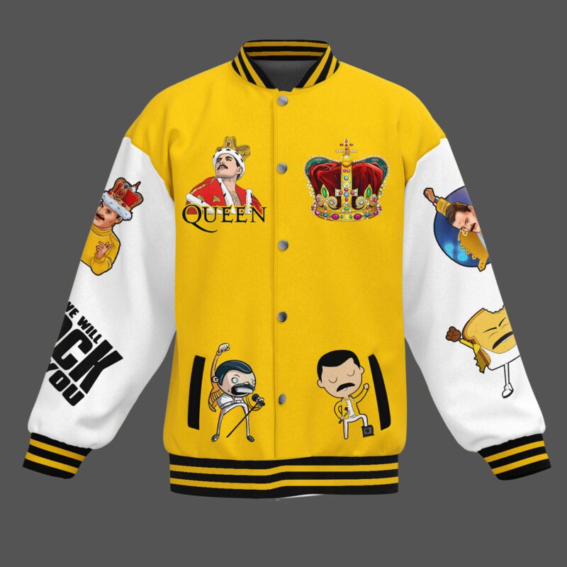 Queen Freddie Mercury Baseball Jacket For Fan CFB1648 1