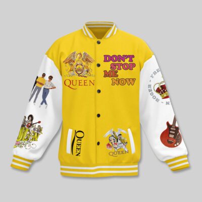 Queen Freddie Mercury Baseball Jacket For Fan CFB1654 1 Queen Freddie Mercury Baseball Jacket For Fan CFB1654 1