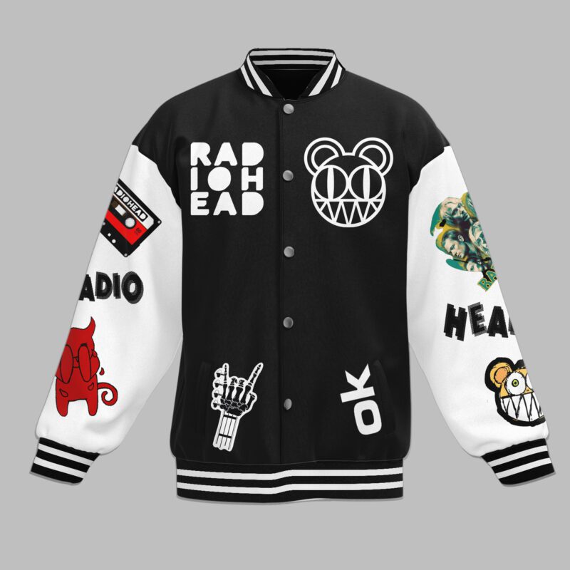 Radiohead Baseball Jacket For Fan CFB1646 1