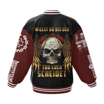 Rammstein Baseball Jacket For Fan CFB1641 2