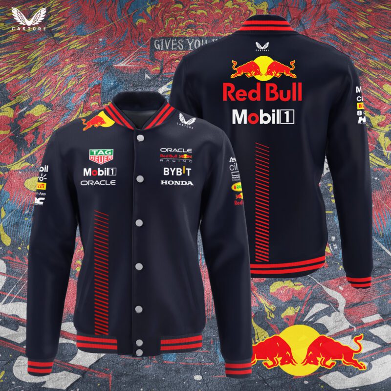 Red Bull F1 Baseball Jacket For Fan CFB1158