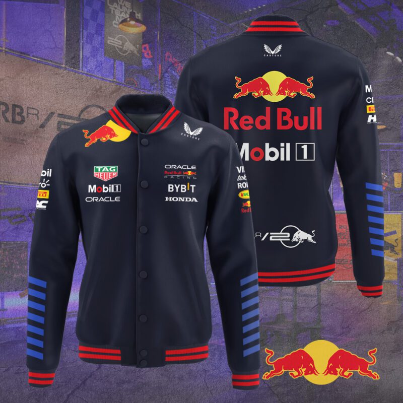 Red Bull F1 Baseball Jacket For Fan CFB1267