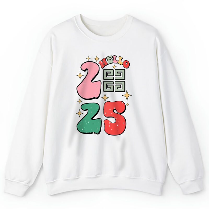 Retro Cute Merry Christmas And Happy New Year Givenchy Unisex Sweatshirt TAS22144 1