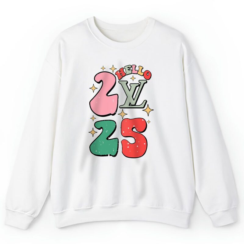 Retro Cute Merry Christmas And Happy New Year Louis Vuitton Unisex Sweatshirt TAS22145 1