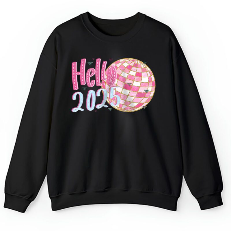 Retro New Year 2025 Disco Ball Prada Unisex Sweatshirt TAS22173