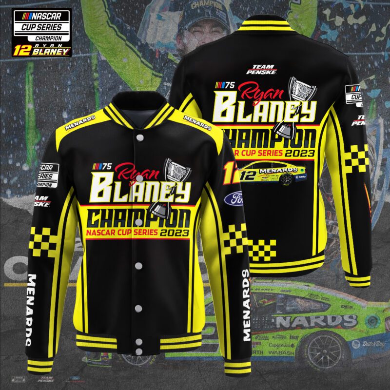 Ryan Blaney F1 Baseball Jacket For Fan CFB1024