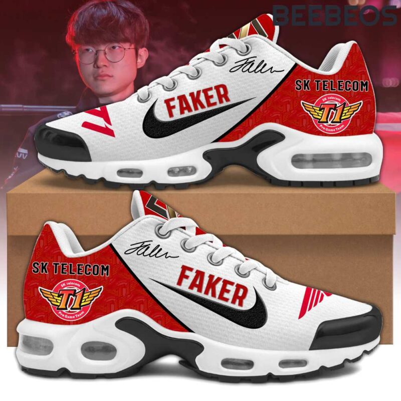 SK T1 League of Legends World Champions Faker Signature Air Max Plus TN Shoes