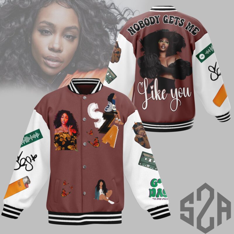 SZA Baseball Jacket For Fan CFB1562
