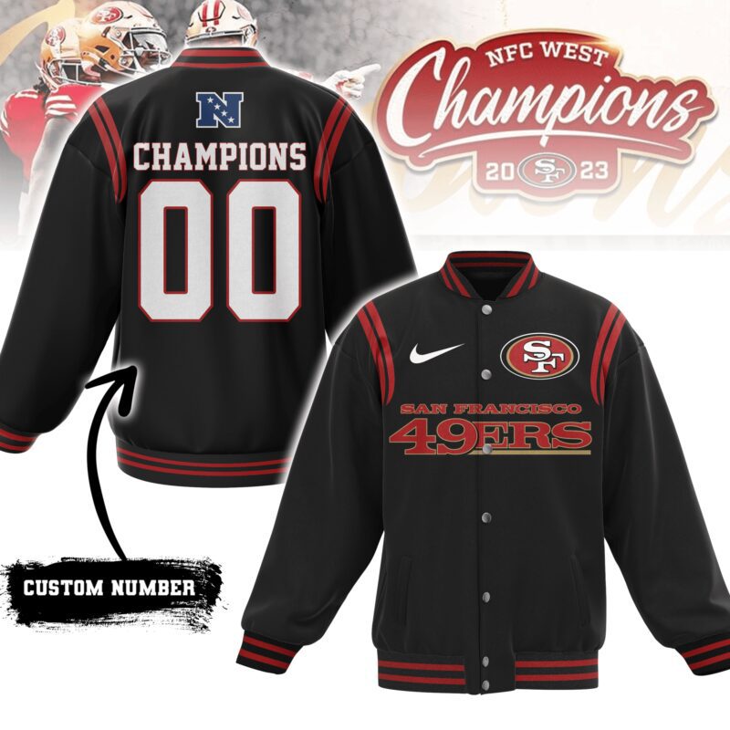 San Francisco 49ers NFL Baseball Jacket For Fan CFB2202