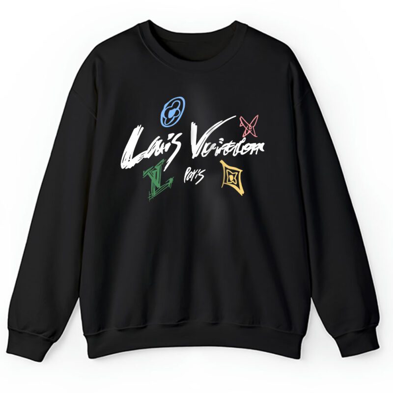 Script Lv Logo Louis Vuitton Unisex Sweatshirt TAS22176