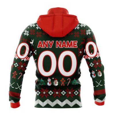 Seattle Kraken NHL Specialized Unisex Christmas Is Coming Gaiter Hoodie WGH2056 1