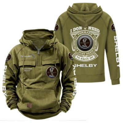 Shelby Vintage Quarter Zip Hoodie Retro Hoodie LQZ1289 3