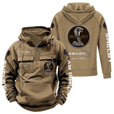 Shelby Vintage Quarter Zip Hoodie Retro Hoodie LQZ1411 4