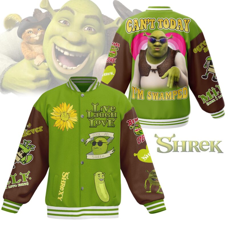 Shrek Baseball Jacket For Fan CFB1052