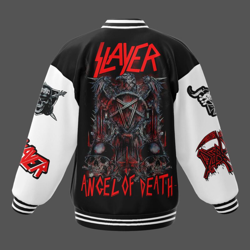 Slayer Baseball Jacket For Fan CFB1608 2