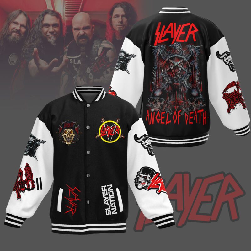 Slayer Baseball Jacket For Fan CFB1608