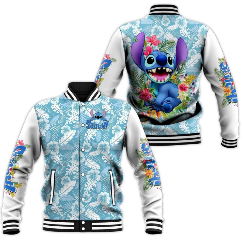 Stitch Disney Baseball Jacket For Fan CFB1113