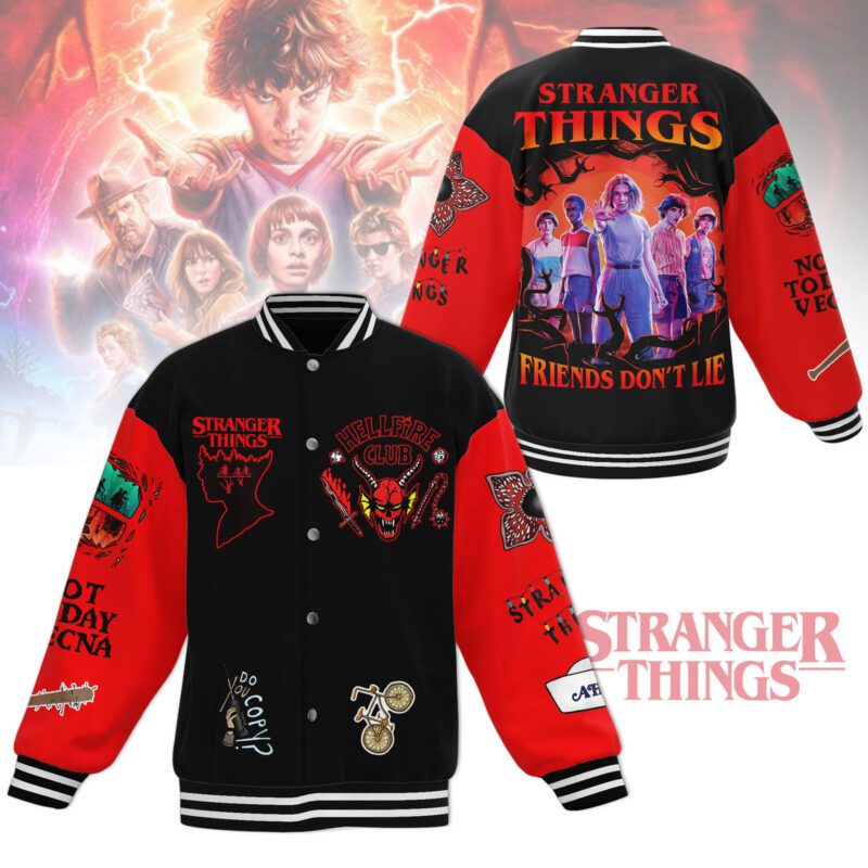 Stranger Things Baseball Jacket For Fan CFB1578