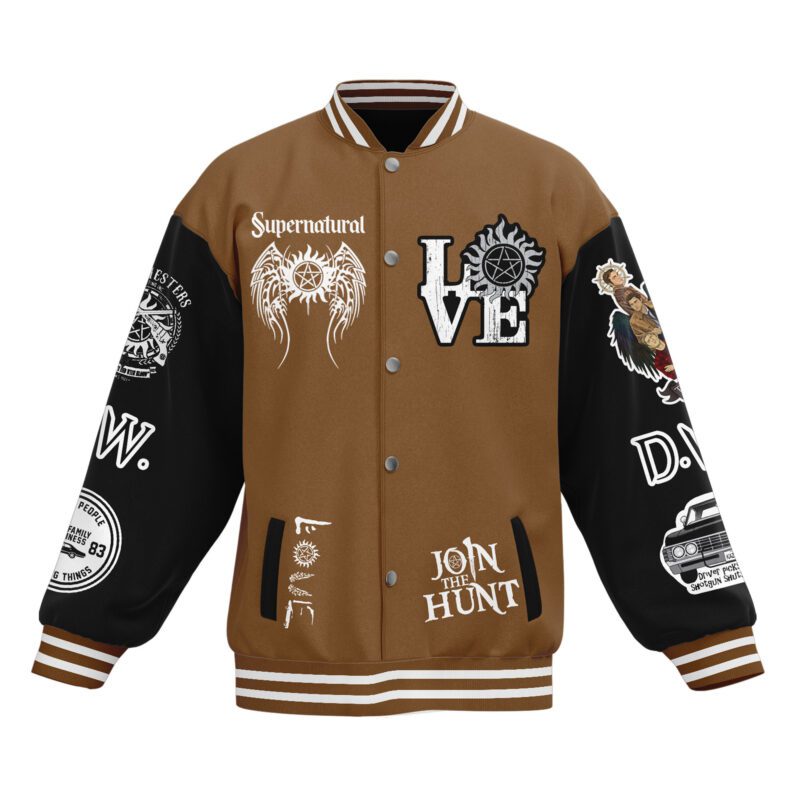 Supernatural Baseball Jacket For Fan CFB1566 1