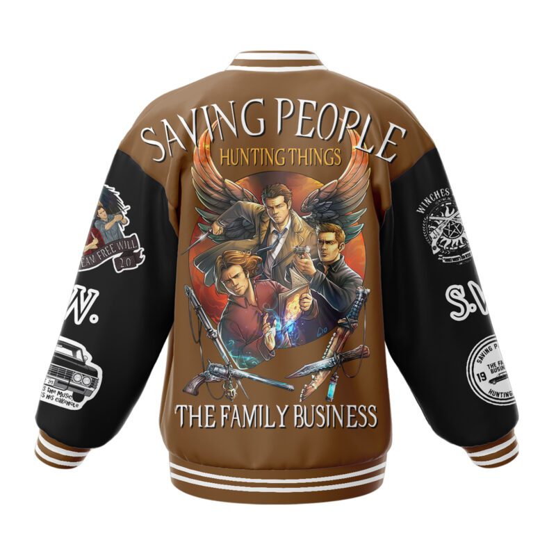 Supernatural Baseball Jacket For Fan CFB1566 2
