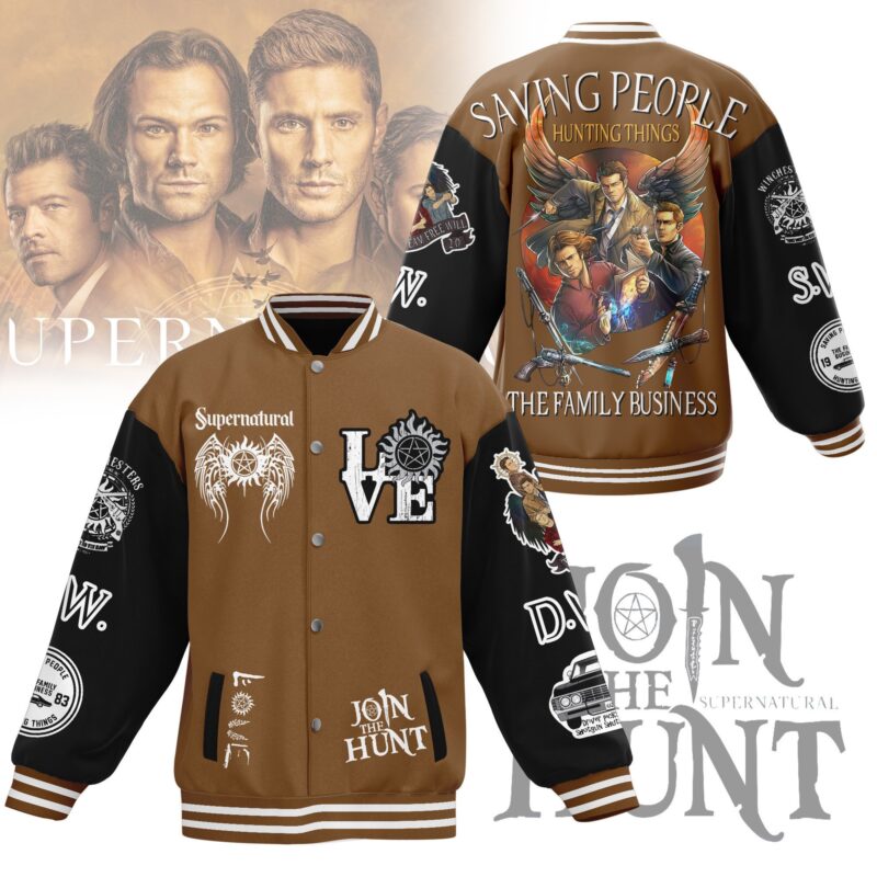 Supernatural Baseball Jacket For Fan CFB1566