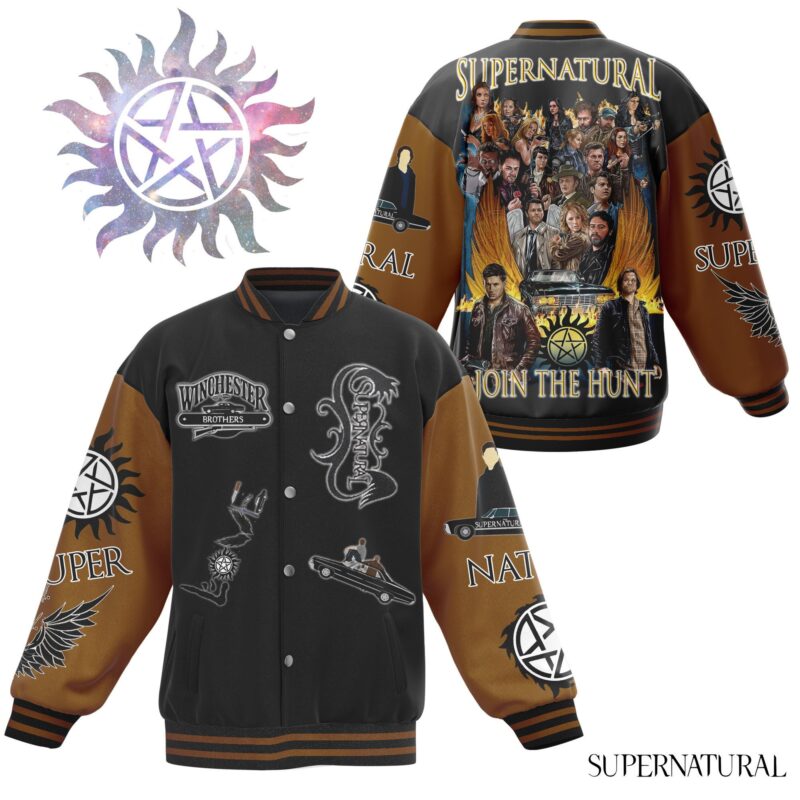 Supernatural Baseball Jacket For Fan CFB1567