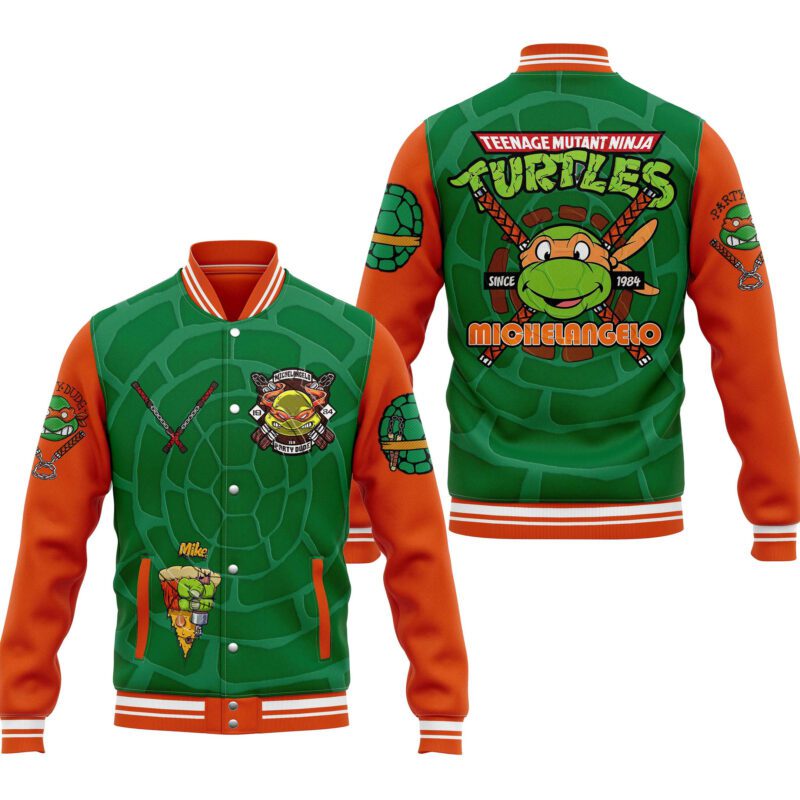 Teenage Mutant Ninja Turtles Baseball Jacket For Fan CFB1547