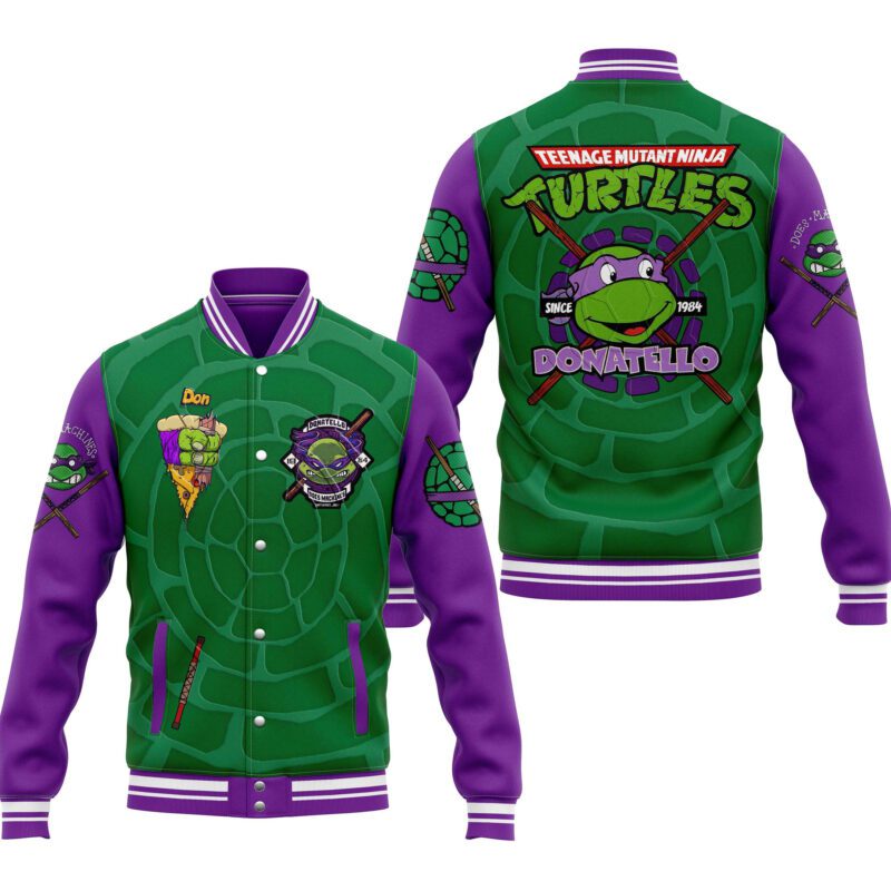 Teenage Mutant Ninja Turtles Baseball Jacket For Fan CFB1551