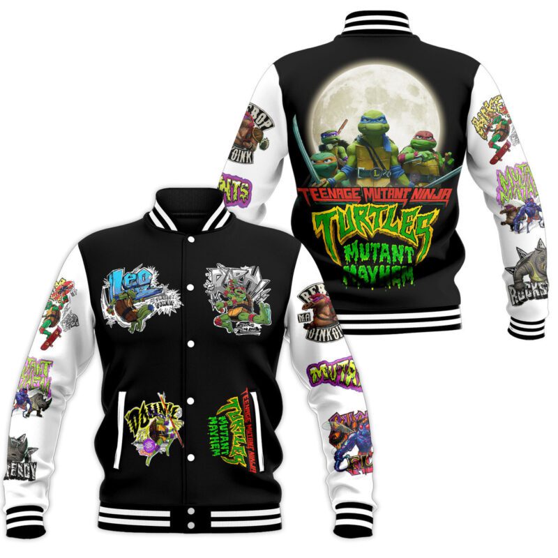 Teenage Mutant Ninja Turtles Baseball Jacket For Fan CFB1552