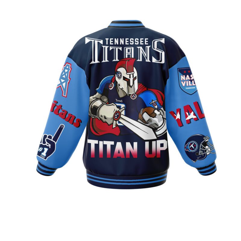 Tennessee Titans NFL Baseball Jacket For Fan CFB1544 2