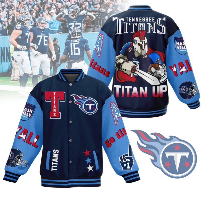 Tennessee Titans NFL Baseball Jacket For Fan CFB1544