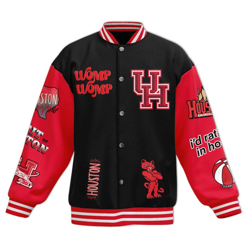 The Houston CougarsNCAA Baseball Jacket For Fan CFB1044 1