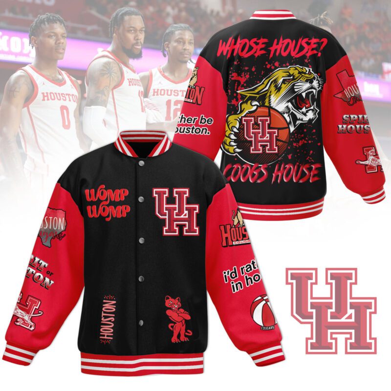 The Houston CougarsNCAA Baseball Jacket For Fan CFB1044