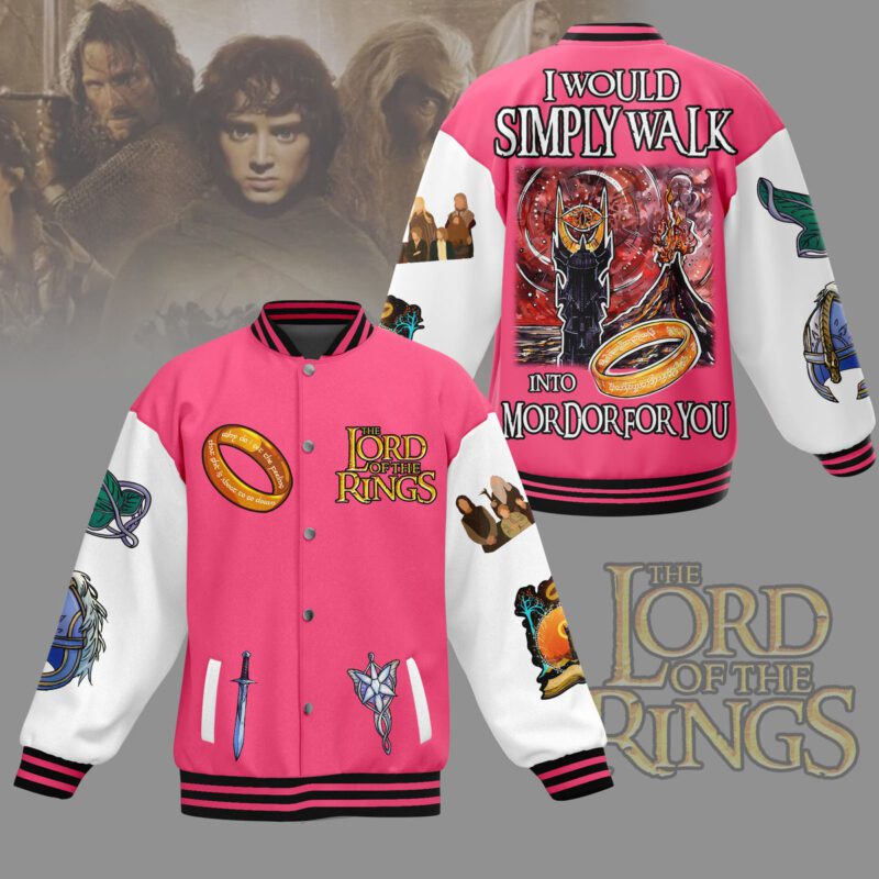 The Lord Of The Rings Baseball Jacket For Fan CFB1513