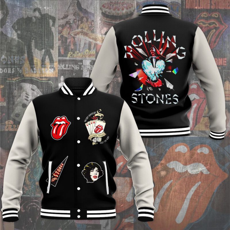 The Rolling Stones Music Baseball Jacket For Fan CFB1154