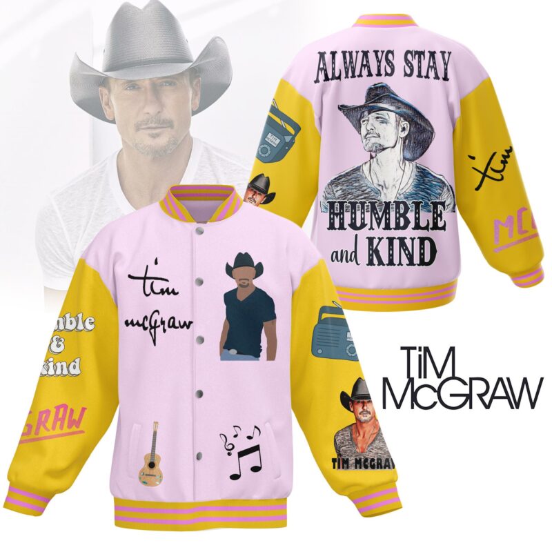 Tim McGraw Baseball Jacket For Fan CFB1490