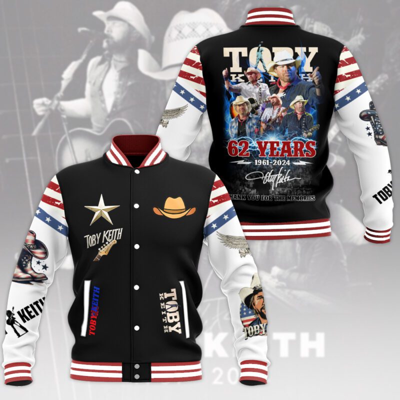 Toby Keith Music Baseball Jacket For Fan CFB1271