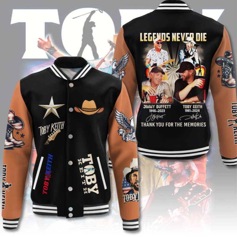 Toby Keith Music Baseball Jacket For Fan CFB1289