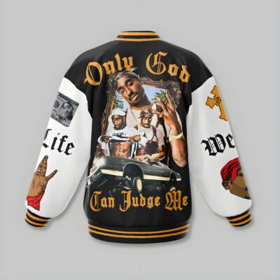 Tupac Shakur Baseball Jacket For Fan CFB1035 2
